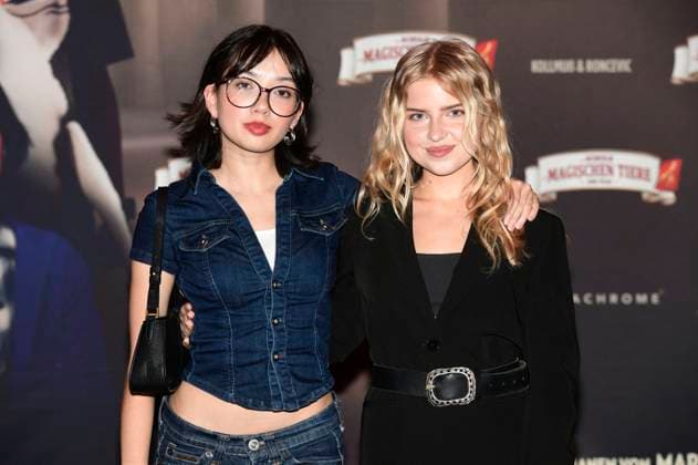 Purnima Grätz und Emilia Pieske bei der Premiere des Kinofilms Die Schule der magischen Tiere 4 im Astor Grand Cinema. Hannover, 20.09.2025