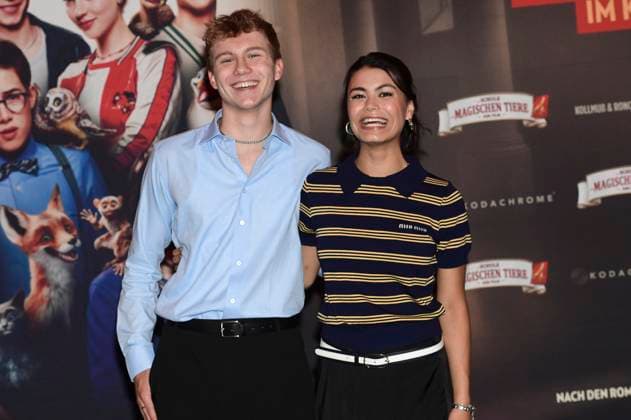 Leonard Conrads und Tomomi Themann bei der Premiere des Kinofilms Die Schule der magischen Tiere 4 im Astor Grand Cinema. Hannover, 20.09.2025