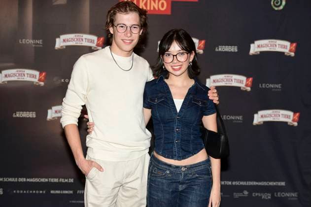 Thilo Fridolin Matthes und Purnima Grätz bei der Premiere des Kinofilms Die Schule der magischen Tiere 4 im Astor Grand Cinema. Hannover, 20.09.2025