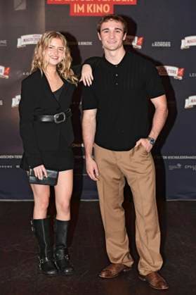 Emilia Pieske und Luis Vorbach bei der Premiere des Kinofilms Die Schule der magischen Tiere 4 im Astor Grand Cinema. Hannover, 20.09.2025