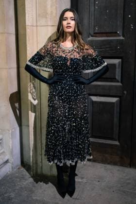 Richard Quinn - Runway - LFW September 2025 Evie Templeton arrives at the Richard Quinn show during London Fashion Week September 2025 at St John s Smith Square., Credit:Lounis Tiar Avalon United Kingdom, London  Copyright: xLounisxTiarx xAvalonx 1039009365