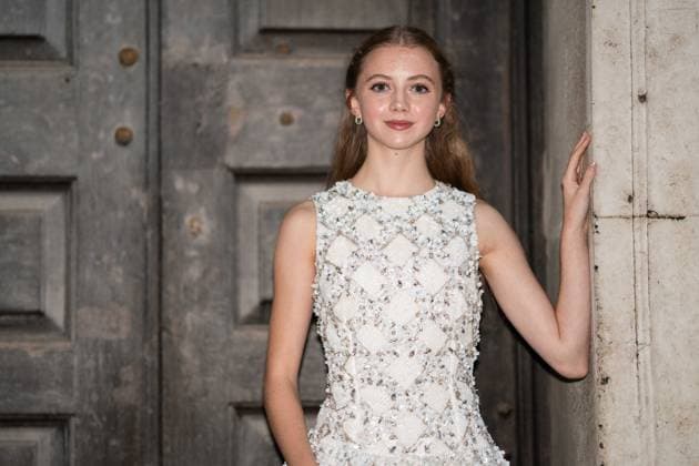 Richard Quinn - Runway - LFW September 2025 Evie Templeton arrives at the Richard Quinn show during London Fashion Week September 2025 at St John s Smith Square., Credit:Lounis Tiar Avalon United Kingdom, London  Copyright: xLounisxTiarx xAvalonx 1039009480