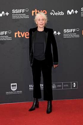 Claire Denis bei der Premiere des Kinofilms Le Cri des gardes The Fence auf dem 73. Internationalen Filmfestival San Sebastian Festival Internacional de Cine de San Sebastian im Kursaal. San Sebastian, 21.09.2025