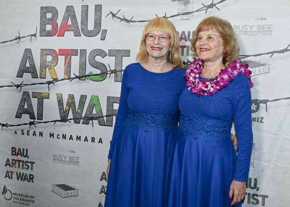 Bilder des Jahres 2025, Entertainment 09 September September 21, 2025, Los Angeles, California, USA: CILA BAU and HADASSA BAU attend Bau, Artist At War World Premiere. Los Angeles USA - ZUMAb173 20250921_aap_b173_046 Copyright: xBillyxBennightx