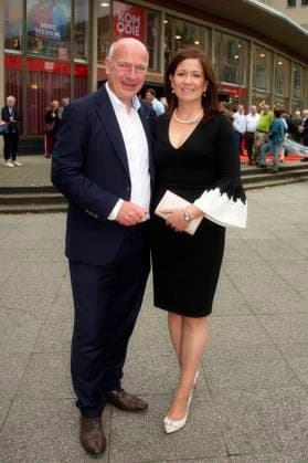 Kai Wegner und Katharina Günther-Wünsch bei der Premiere des Theaterstücks Miss Merkel - Mord in der Uckermark in der Komödie am Kurfürstendamm im Ernst-Reuter-Saal. Berlin, 21.09.2025