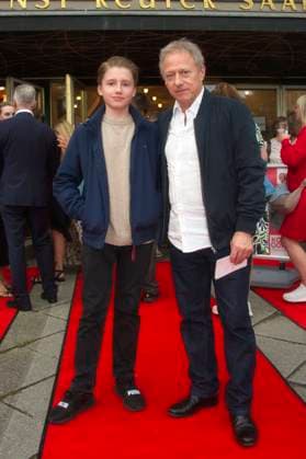 Alexander Rengger und Axel Pape bei der Premiere des Theaterstücks Miss Merkel - Mord in der Uckermark in der Komödie am Kurfürstendamm im Ernst-Reuter-Saal. Berlin, 21.09.2025