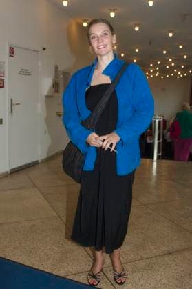Jana Klinge bei der Premiere des Theaterstücks Miss Merkel - Mord in der Uckermark in der Komödie am Kurfürstendamm im Ernst-Reuter-Saal. Berlin, 21.09.2025
