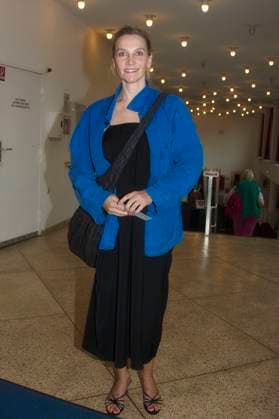 Jana Klinge bei der Premiere des Theaterstücks Miss Merkel - Mord in der Uckermark in der Komödie am Kurfürstendamm im Ernst-Reuter-Saal. Berlin, 21.09.2025