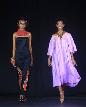 Two models walk the runway wearing creations by Matrix brand during the second annual Hats & Heels event by Rotary Trinidad and Tobago Hats & Heels event IN Port of Spain, Trinidad and Tobago, 21 September 2025. The event, which commemorates the United Nations International Day of Peace, aims to support Rotary s peacebuilding initiatives, particularly its youth empowerment project and support initiatives. Hats & Heels, a fashion show to raise funds for youth projects !ACHTUNG: NUR REDAKTIONELLE NUTZUNG!  Copyright: xAndreaxDexSilvax USA4740 20250922-55017995553_1