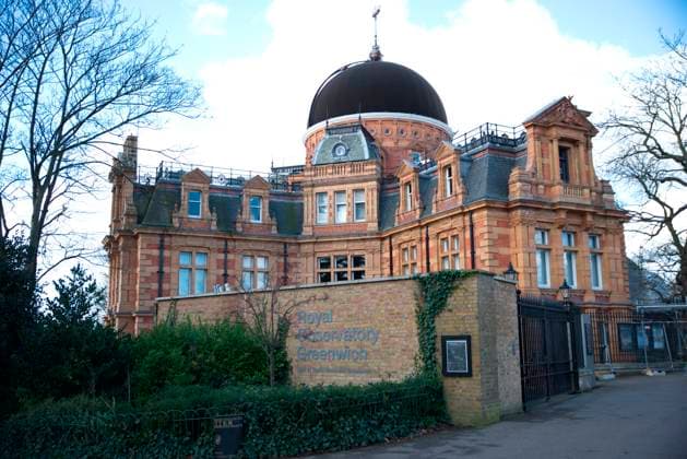 Royal Observatory, Greenwich Park, London, United Kingdom. Entrance to the Royal Observatory situated on a hill in Greenwich, next to the meridian line., 63681932.jpg RECORD DATE NOT STATED