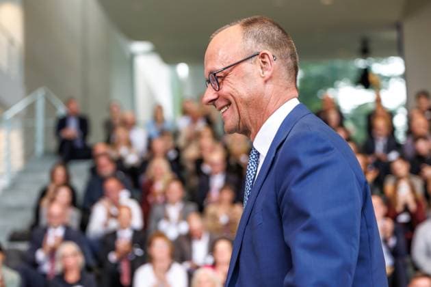 Preisverleihung der Bundespreisträger des Wettbewerbs startsocial Pressetermin bei der Preisverleihung der Bundespreisträger des Wettbewerbs (startsocial) mit Bundeskanzler Friedrich Merz (CDU) in Berlin am 22.09.2025. Berlin Berlin Deutschland Kanzleramt