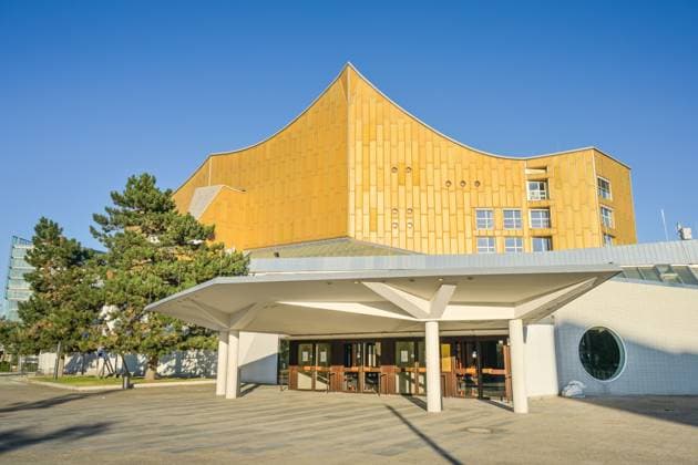 Philharmonie, Kulturforum, Tiergarten, Mitte, Berlin, Deutschland