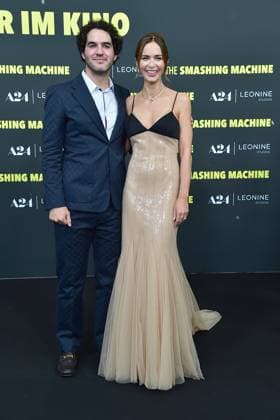 Deutschlandpremiere von THE SMASHJING MACHINE Deutschlandpremiere von THE SMASHJING MACHINE Deutschlandpremiere von THE SMASHING MACHINE DeutschlamndPremiere THE SHMASHING MACHINE Ankunft zur Deutschlandpremiere von THE SMASHJING MACHINE mit Emily Blunt & Regisseur und Drehbuchautor Benny Safdie in Berlin am, 22.09.2025