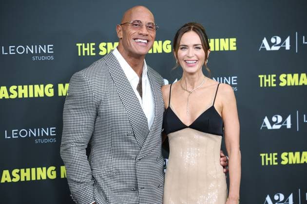 Premiere THE SMASHING MACHINE Zwischen Triumph und Abgrund Dwayne The Rock Johnson Emily Blunt Deutschlandpremiere im Berliner Zoo Palast Kino von THE SMASHING MACHINE Zwischen Triumph und Abgrund