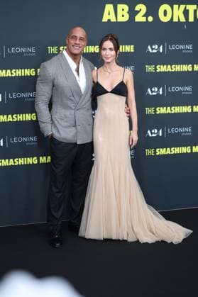 Premiere THE SMASHING MACHINE Zwischen Triumph und Abgrund Dwayne The Rock Johnson Emily Blunt Deutschlandpremiere im Berliner Zoo Palast Kino von THE SMASHING MACHINE Zwischen Triumph und Abgrund