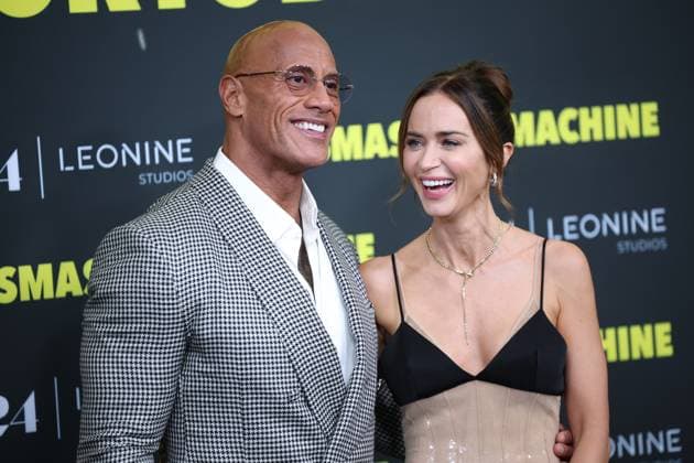 Premiere THE SMASHING MACHINE Zwischen Triumph und Abgrund Dwayne The Rock Johnson Emily Blunt Deutschlandpremiere im Berliner Zoo Palast Kino von THE SMASHING MACHINE Zwischen Triumph und Abgrund