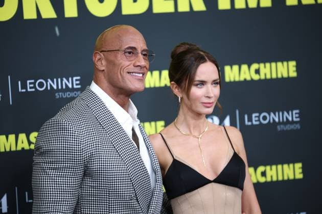 Premiere THE SMASHING MACHINE Zwischen Triumph und Abgrund Dwayne The Rock Johnson Emily Blunt Deutschlandpremiere im Berliner Zoo Palast Kino von THE SMASHING MACHINE Zwischen Triumph und Abgrund