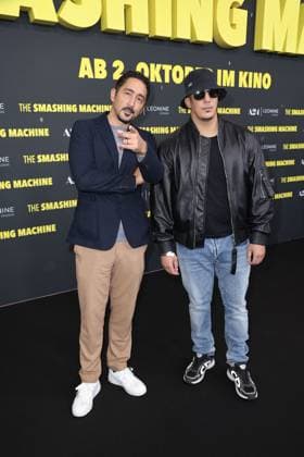 Eko Fresh und Farid Bang bei der THE SMASHING MACHINE Film Premiere im Zoo Palast in Berlin am 22.09.2025 in Berlin The Smashing Machine Filmpremiere in Berlin