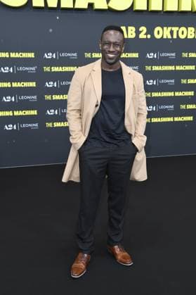 Deutschlandpremiere von THE SMASHING MACHINE Jerry Kwarteng bei der Deutschlandpremiere von THE SMASHING MACHINE in Berlin Datum 22.09..2025 Copyright: xEventpressxBerndtx