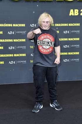 Deutschlandpremiere von THE SMASHING MACHINE Frederic Vosgroene (DER NEANDERTALER) bei der Deutschlandpremiere von THE SMASHING MACHINE in Berlin Datum 22.09..2025 Copyright: xEventpressxBerndtx