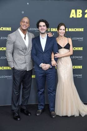Deutschlandpremiere von THE SMASHING MACHINE Dwayne Johnson, Benny Safdie und Emily Blunt bei der Deutschlandpremiere von THE SMASHING MACHINE in Berlin Datum 22.09..2025 Copyright: xEventpressxBerndtx