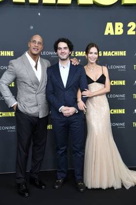 Deutschlandpremiere von THE SMASHING MACHINE Dwayne Johnson, Benny Safdie und Emily Blunt bei der Deutschlandpremiere von THE SMASHING MACHINE in Berlin Datum 22.09..2025 Copyright: xEventpressxBerndtx