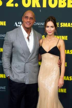 The Smashing Machine , Filmpremiere im Zoo Palast, Berlin, 22.09.2025 Dwayne Johnson, Emily Blunt, THE SMASHING MACHINE , Red Carpet zur Deutschland-Premiere im ZOO PALAST, Berlin, 22.09.2025 Berlin Zoo Palast Deutschland, germany Copyright: xChristianxBehringx