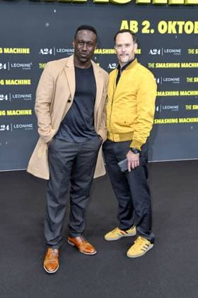 Deutschlandpremiere von THE SMASHING MACHINE Jerry Kwarteng und Nico Birnbaum bei der Deutschlandpremiere von THE SMASHING MACHINE in Berlin Datum 22.09..2025 Copyright: xEventpressxBerndtx