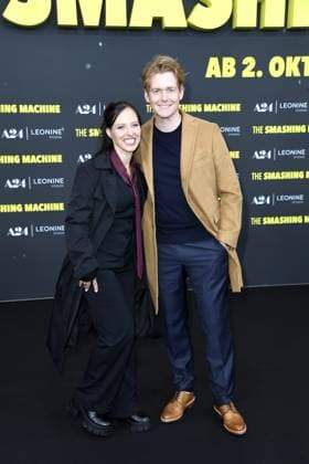 Deutschlandpremiere von THE SMASHING MACHINE Nadja Jo Klapper und Johannes Heinrichs bei der Deutschlandpremiere von THE SMASHING MACHINE in Berlin Datum 22.09..2025 Copyright: xEventpressxBerndtx