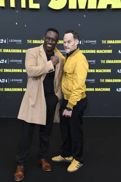 Deutschlandpremiere von THE SMASHING MACHINE Jerry Kwarteng und Nico Birnbaum bei der Deutschlandpremiere von THE SMASHING MACHINE in Berlin Datum 22.09..2025 Copyright: xEventpressxBerndtx