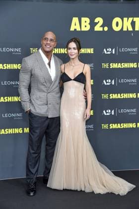 Deutschlandpremiere von THE SMASHING MACHINE Dwayne Johnson und Emily Blunt bei der Deutschlandpremiere von THE SMASHING MACHINE in Berlin Datum 22.09..2025 Copyright: xEventpressxBerndtx