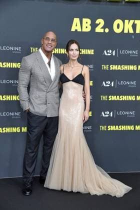 Deutschlandpremiere von THE SMASHING MACHINE Dwayne Johnson und Emily Blunt bei der Deutschlandpremiere von THE SMASHING MACHINE in Berlin Datum 22.09..2025 Copyright: xEventpressxBerndtx