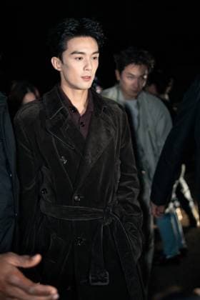 Burberry show at the London Fashion Week - 22 Sep 2025 Leo Wu attends the Burberry show during the London Fashion Week at Hyde Park. London United Kingdom Copyright: xLounisxTiarx xSOPAxImagesx _DSC7464