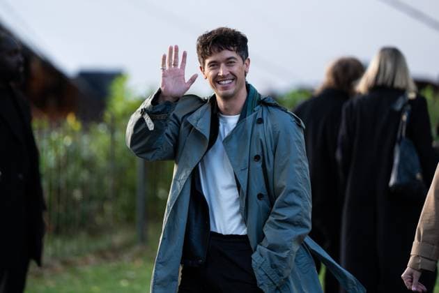 Burberry show at the London Fashion Week - 22 Sep 2025 Tom Blyth attends the Burberry show during the London Fashion Week at Hyde Park. London United Kingdom Copyright: xLounisxTiarx xSOPAxImagesx _DSC7164