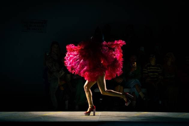 LFW - Ashish Runway A model walks the runway at the Ashish show during London Fashion Week September 2025Photo by LounisPhotography ABACAPRESS.COM London United Kingdom  Copyright: xLounisPhotography ABACAx