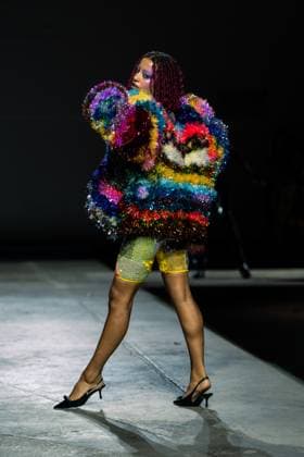 LFW - Ashish Runway A model walks the runway at the Ashish show during London Fashion Week September 2025Photo by LounisPhotography ABACAPRESS.COM London United Kingdom  Copyright: xLounisPhotography ABACAx