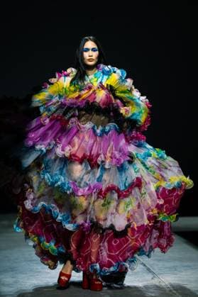 LFW - Ashish Runway A model walks the runway at the Ashish show during London Fashion Week September 2025Photo by LounisPhotography ABACAPRESS.COM London United Kingdom  Copyright: xLounisPhotography ABACAx