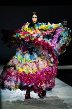 LFW - Ashish Runway A model walks the runway at the Ashish show during London Fashion Week September 2025Photo by LounisPhotography ABACAPRESS.COM London United Kingdom  Copyright: xLounisPhotography ABACAx