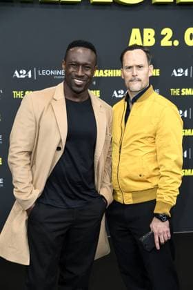 Jerry Kwarteng und Nico Birnbaum bei der Deutschlandpremiere von THE SMASHING MACHINE in Berlin am 22.09.2025