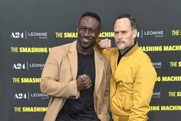 Jerry Kwarteng und Nico Birnbaum bei der Deutschlandpremiere von THE SMASHING MACHINE in Berlin am 22.09.2025