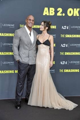 Dwayne Johnson und Emily Blunt bei der Deutschlandpremiere von THE SMASHING MACHINE in Berlin am 22.09.2025