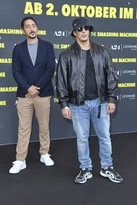 Eko Fresh und Farid Bang bei der Deutschlandpremiere von THE SMASHING MACHINE in Berlin am 22.09.2025