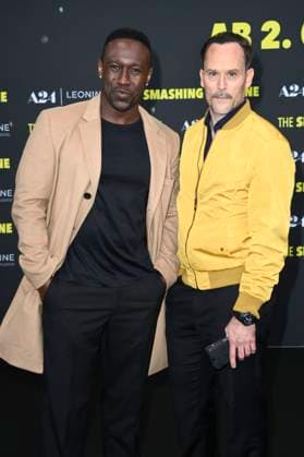 Jerry Kwarteng und Nico Birnbaum bei der Premiere des Kinofilms The Smashing Machine im Zoo Palast. Berlin, 22.09.2025