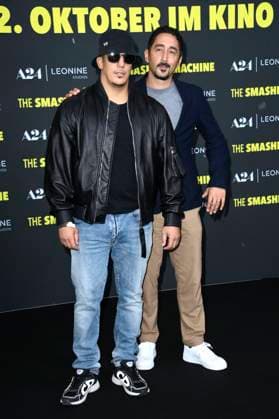 Farid Bang und Eko Fresh bei der Premiere des Kinofilms The Smashing Machine im Zoo Palast. Berlin, 22.09.2025