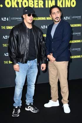 Farid Bang und Eko Fresh bei der Premiere des Kinofilms The Smashing Machine im Zoo Palast. Berlin, 22.09.2025