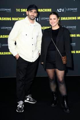 Hassan Akkouch und Denise Ghard bei der Premiere des Kinofilms The Smashing Machine im Zoo Palast. Berlin, 22.09.2025