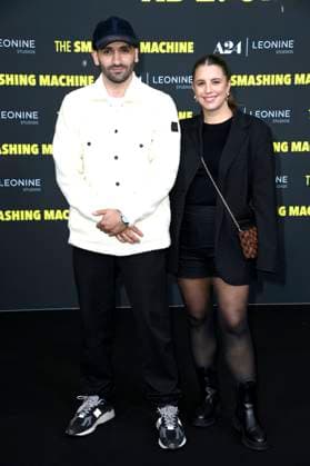 Hassan Akkouch und Denise Ghard bei der Premiere des Kinofilms The Smashing Machine im Zoo Palast. Berlin, 22.09.2025