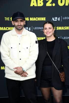 Hassan Akkouch und Denise Ghard bei der Premiere des Kinofilms The Smashing Machine im Zoo Palast. Berlin, 22.09.2025
