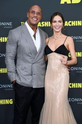 Dwayne Johnson und Emily Blunt bei der Premiere des Kinofilms The Smashing Machine im Zoo Palast. Berlin, 22.09.2025