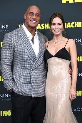 Dwayne Johnson und Emily Blunt bei der Premiere des Kinofilms The Smashing Machine im Zoo Palast. Berlin, 22.09.2025